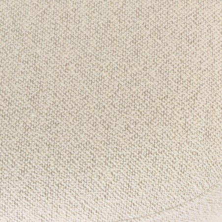 LEOPOLD - Bank van beige fijne bouclé stof LEOPOLD